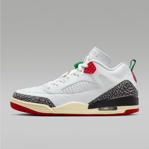Classic Jordan spizikes “Do the right thing “White and Red Men's Sneakers